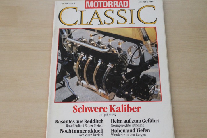 Deckblatt Motorrad Classic (02/1990)